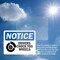 Signmission Drivers Chock Your Wheels OSHA Notice Sign, Vinyl Decal, 14in W x 10in L, 2PK OS-2PACK-NS-D-1014-L-15511 - alternate 4